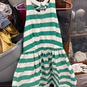 Jodi Kristopher Emerald and White Dress size 1